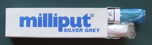 Milliput Epoxy putty - Silver Grey (Retail only)