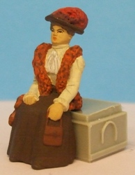 Omen - Seated Edwardian lady