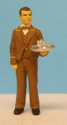 Omen - Waiter with tray of tea or coffee