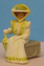 Omen - Seated Edwardian lady with a parasol