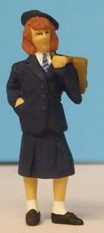 Omen - Schoolgirl in school uniform and beret
