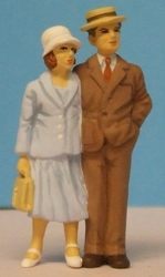 Omen - Couple standing side by side - 1920's