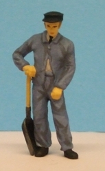 Omen - Steam loco fireman leaning on his shovel