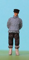 Omen - Fisherman standing wearing a cap & Welligton boots