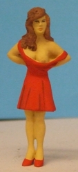Omen - Girl undoing her dress at the back 