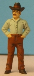Omen - Trucker dressed cowboy-style 
