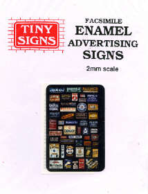 Enamel Advertising Signs Set One