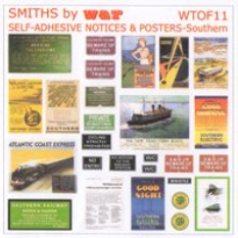 Southern Assorted Self-adhesive notices & posters 1:43