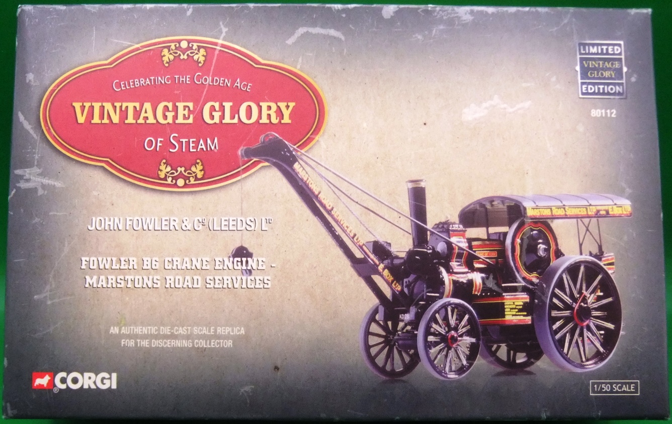 Corgi 80112: 1:50-scale Fowler B6 Crane Engine - Marstons