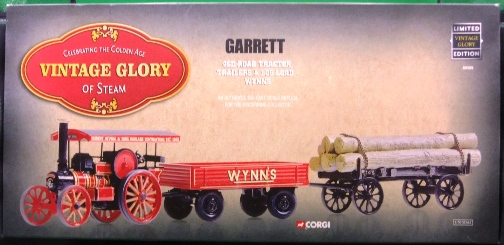 Corgi 80305: 1:50-scale Garrett Road Tractor & 2 Trailers - Wynns