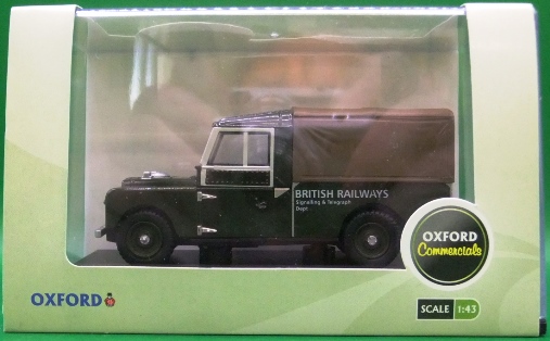 1:43 Oxford Diecast Landrover 109 - British Railways Signalling 