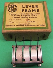 Pre-owned Gem 4-lever frame for manual point control