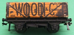 Pre-owned Hornby Dublo litho covered open wagon S. B. Wood & Co