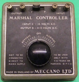 Hornby Dublo Marshall 12v DC controller add-on