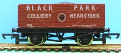 Wrenn chassis with LIMA Black Park Colliery 7-plank Wagon with load