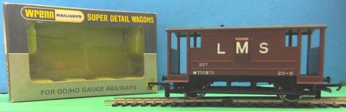 Wrenn W4311 Brake Van - L.M.S - Brown. 