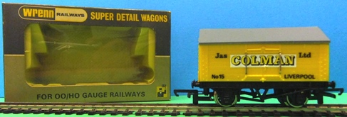 Wrenn W5024 Salt Wagon - Colman - Yellow