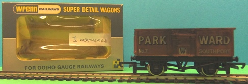 Wrenn W5026 Mineral Wagon - Park Ward - Weathered