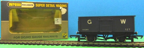 Wrenn W5029L GWR Steel Wagon - Grey with load