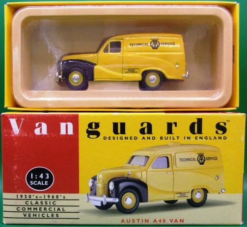 1:43 Lledo Vanguards Austin A40 VAN - 