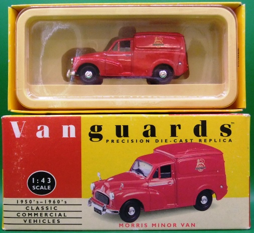 1:43 Lledo Vanguards Morris 1000 VAN - British Road Services - 'Lion on a Bike'