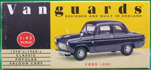 1:43 Lledo Vanguards Ford 100E - Ambassador Blue